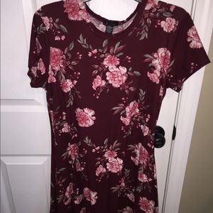 Floral Short Sleeve Dress